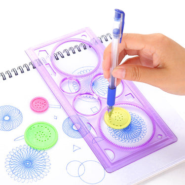 Spirograph Geometric Ruler - 3 Pcs